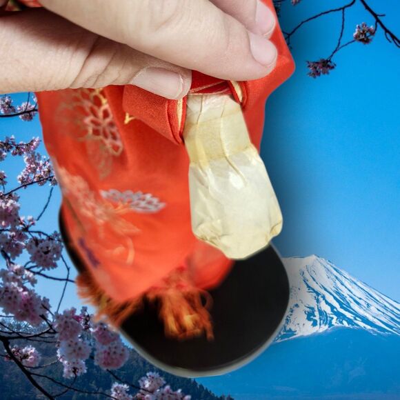 Heian Shunpo Kyoto Ichimatsu Doll 16in Pure Silk Kimono w Box & Papers Japan - Picture 13 of 16